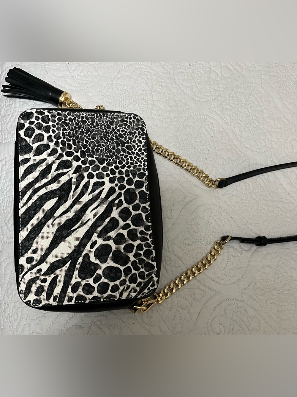 MICHAEL MICHAEL KORS CHEETAH LEATHER BAG NWOT - Picture 5 of 16